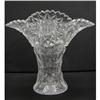 Image 1 : CUT GLASS VASE