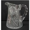 Image 1 : CUT GLASS PITCHER