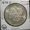 Image 1 : 1878-S U.S. MORGAN SILVER DOLLAR