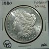 Image 1 : 1880 U.S. MORGAN SILVER DOLLAR