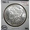 Image 1 : 1881-S U.S. MORGAN SILVER DOLLAR