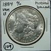 Image 1 : 1884-O/O U.S. MORGAN SILVER DOLLAR