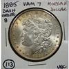 Image 1 : 1885 U.S. MORGAN SILVER DOLLAR