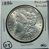 Image 1 : 1886 U.S. MORGAN SILVER DOLLAR