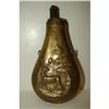 Image 1 : EARLY STAG DECORATED POWDER FLASK
