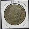 Image 1 : 1921-S U.S. MORGAN SILVER DOLLAR