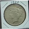 Image 1 : 1922 U.S. PEACE DOLLAR
