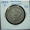 Image 1 : 1885-O U.S. MORGAN SILVER DOLLAR