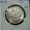 Image 1 : 1921-S U.S. MORGAN SILVER DOLLAR