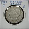 Image 1 : 1921-S U.S. MORGAN SILVER DOLLAR