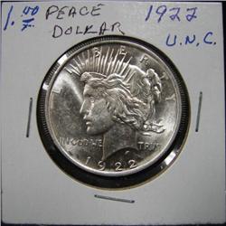 1922 U.S. PEACE DOLLAR