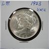 Image 1 : 1923 U.S. PEACE DOLLAR