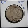 Image 1 : 1935-S U.S. PEACE DOLLAR
