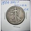 Image 1 : 1934 U.S. WALKING LIBERTY HALF DOLLAR