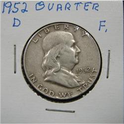 1952-D U.S. FRANKLIN HALF DOLLAR