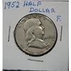 Image 1 : 1952 U.S. FRANKLIN HALF DOLLAR