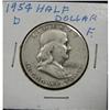 Image 1 : 1954-D U.S. FRANKLIN HALF DOLLAR