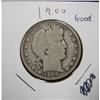 Image 1 : 1900 U.S. BARBER HALF DOLLAR