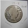Image 1 : 1904 U.S. BARBER HALF DOLLAR