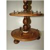 Image 2 : 19TH CENTURY WALNUT SPOOL CADDY