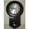 Image 1 : SMALL WOODEN WALL REGULATOR CLOCK