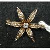 Image 1 : 14KT GOLD DIAMOND PIN