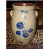Image 2 : BLUE DECORATED STONEWARE CROCK