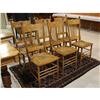 Image 1 : OAK PRESSED BACK CHAIRS