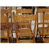 Image 2 : OAK PRESSED BACK CHAIRS