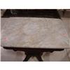 Image 2 : VICTORIAN WALNUT MARBLE TOP TABLE