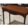 Image 2 : SHERATON STYLE MAHOGANY GAME TABLE