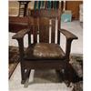 Image 2 : OAK MISSION STYLE ROCKER