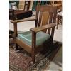 Image 1 : OAK MISSION STYLE ROCKER