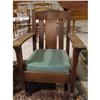 Image 2 : OAK MISSION STYLE ROCKER