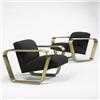 Image 1 : Jay Spectre, lounge chairs, pair, USA, c. 197