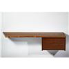 Image 1 : George Nakashima, Hanging Wall Shelf with Dra