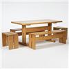 Image 1 : Charlotte Perriand, dining set from Les Arcs,
