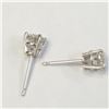 Image 2 : 14K DIAMOND(0.8CT) EARRINGS