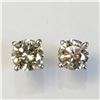 Image 1 : 14K DIAMOND(0.48CT) EARRINGS