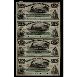 The Commercial Bank of Windsor 186_ $20 CH-19