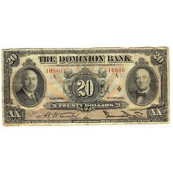 1931 Dominion bank $20 CH-220-24-08, A nice V