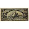 Image 1 : The Bank of Hamilton  1914 $5  CH-345-20-04 N