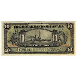 The Royal bank of Canada  1913 $10  CH-No.223