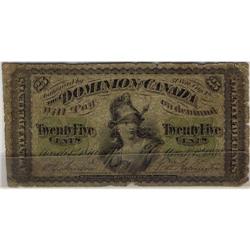 DC-1a 1870 Ltr A 25¢ VG