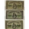 Image 1 : Lot of three 1870 25 cents  DC-1a, G-6, DC-1b