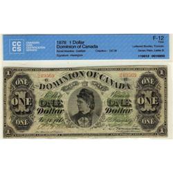 DC-8f 1878 $1 CCCS F12