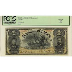 DC-13a 1898 $1 ONEs Inward  #485578 PCGS VF20