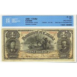 DC-13b 1898 $1  #570125 CCCS F-15