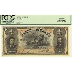 DC-13c 1898 $1 #661695 PCGS VF35PPQ