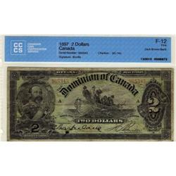 DC-14c 1897 $2 #965343 CCCS F-12